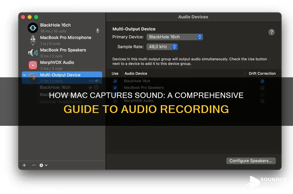 how does mac capture sound