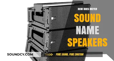 Meyer Sound Name Speakers: Crafting Clarity and Precision in Audio Technology
