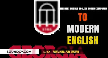 Unraveling the Sonic Evolution: Middle English vs. Modern English Pronunciation