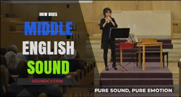 Unveiling the Unique Sounds and Rhythms of Middle English Speech
