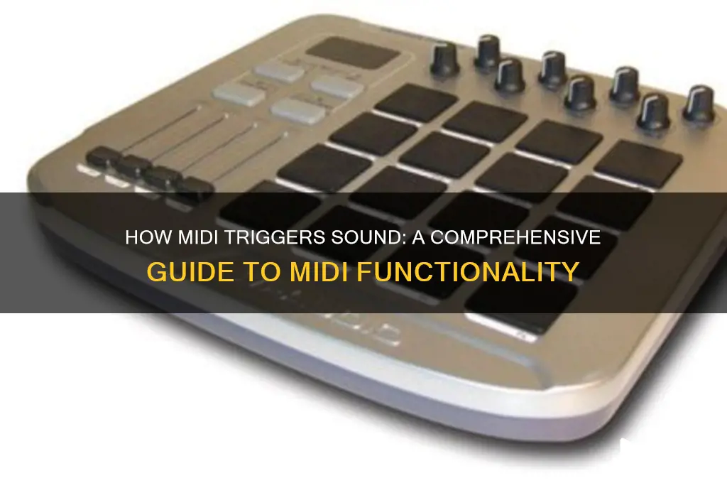 how does midi trigger sound