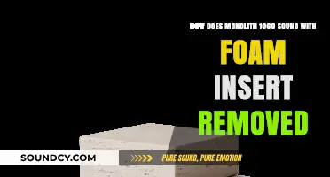 Monolith 1060 Sound Quality: Impact of Removing Foam Inserts