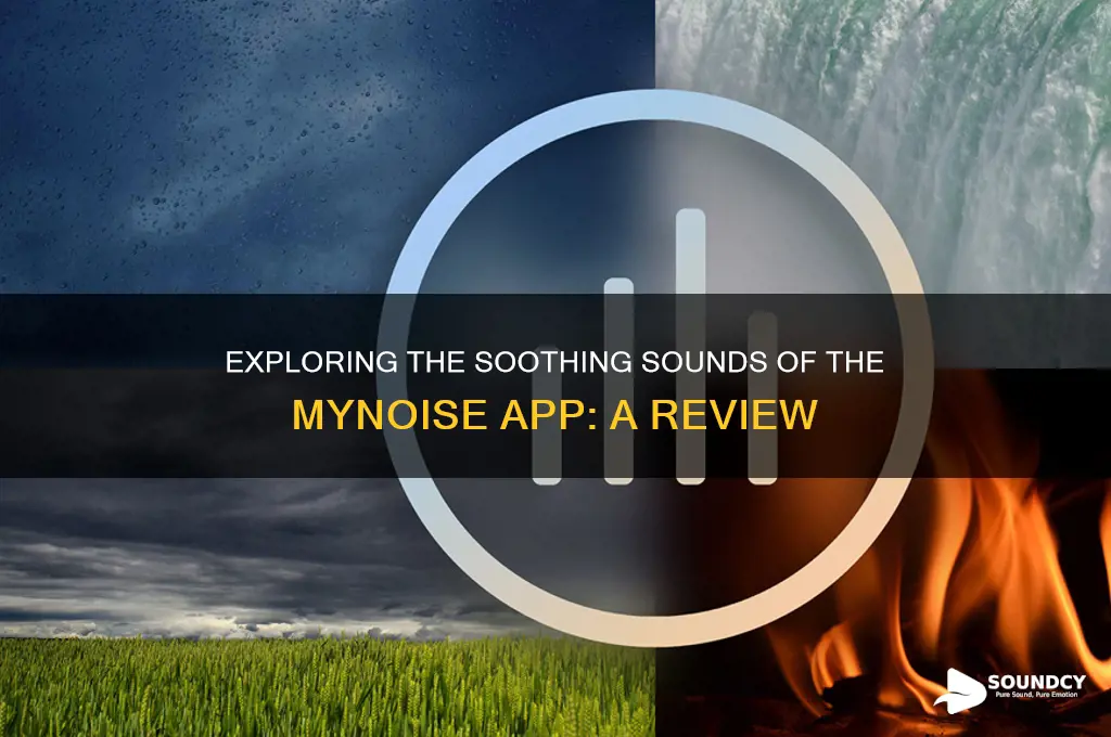 how does mynoise app sound