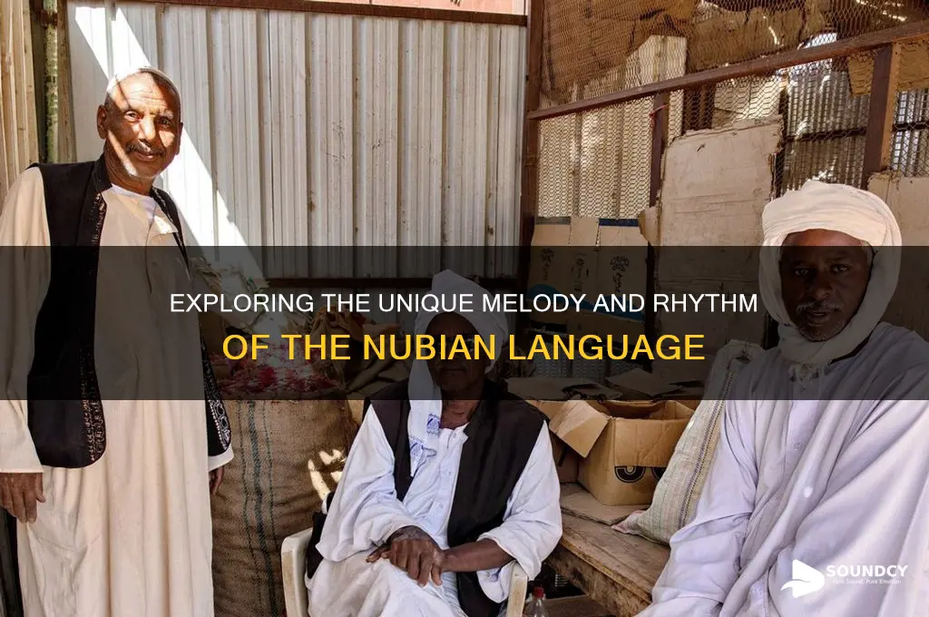 how does nubian langauge sound