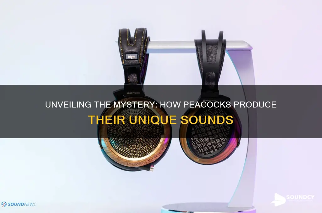 how does peacock make sound