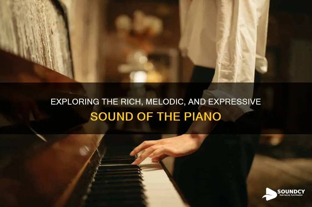 how does piano sound like