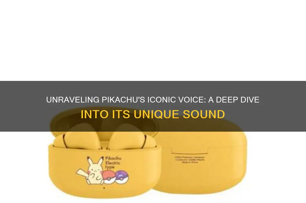 how does pikachu sound like