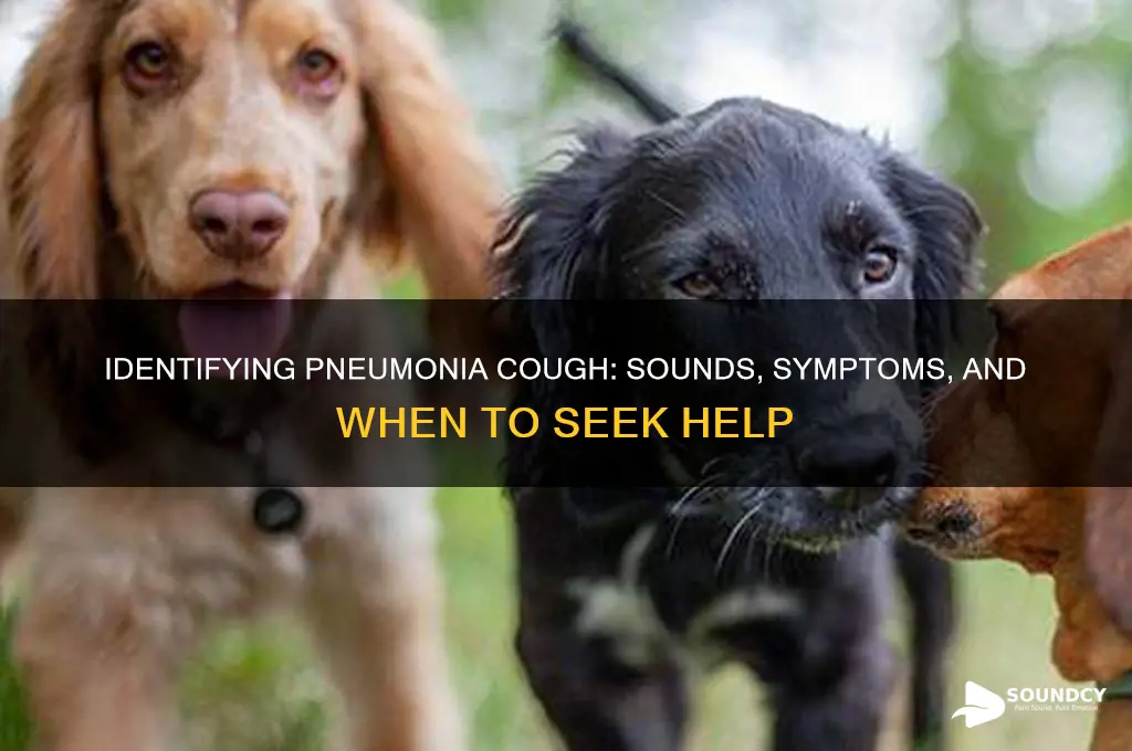 how does pneumonia cough sound