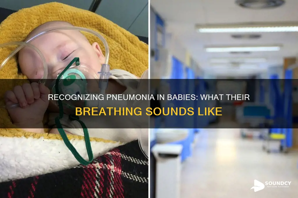 how does pneumonia sound in babies