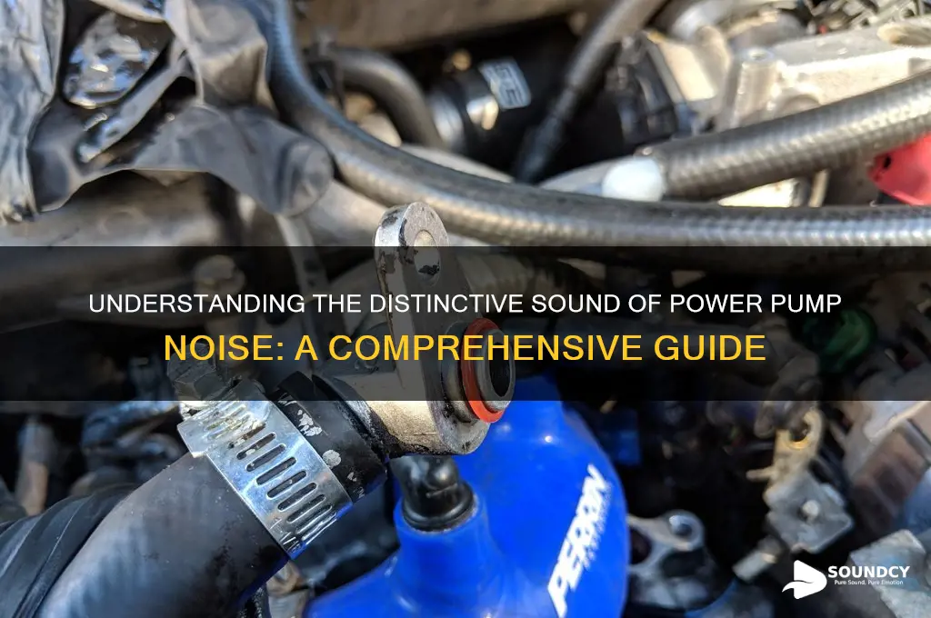 how does power pump noise sound