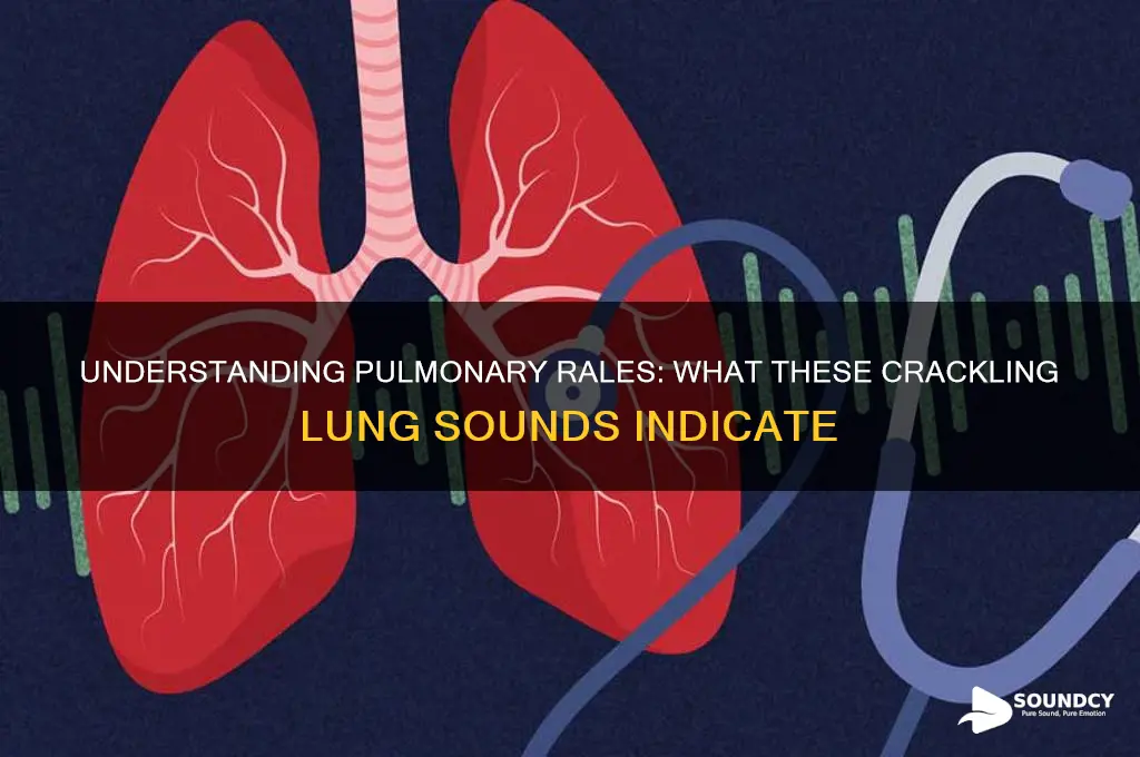 how does pulmonary rales sound
