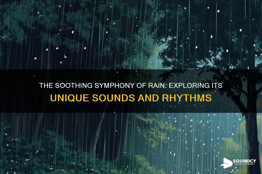 how does rain sound like
