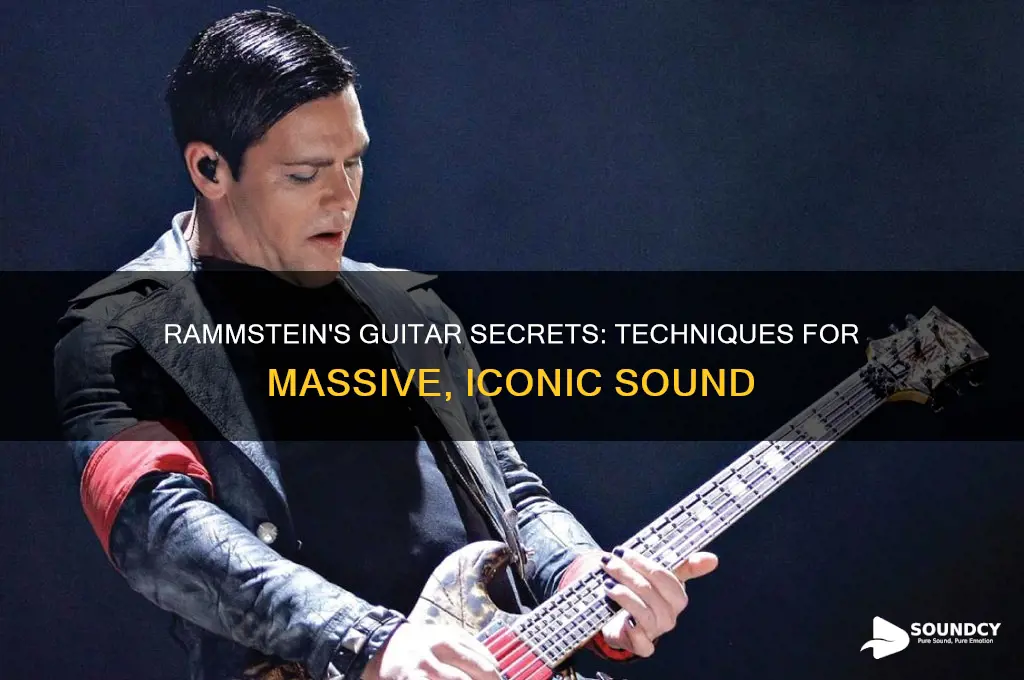 how does rammstein make their guitars sound so huge