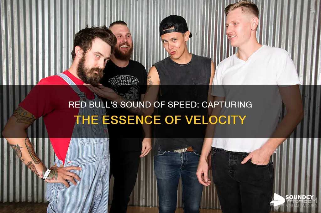 how does redbull capture sound in sound of speed