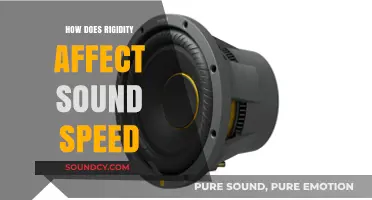 Rigidity's Impact on Sound Speed: Exploring Material Stiffness and Wave Propagation