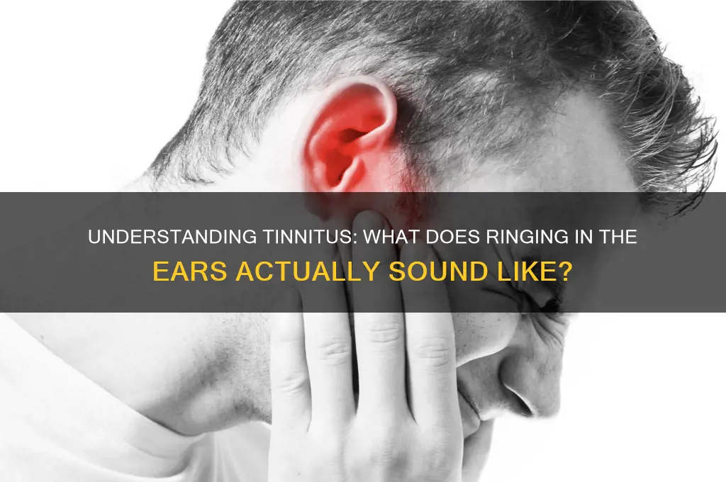 how does ringing in ears sound