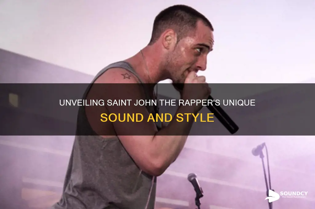 how does saint john the rapper really sound like