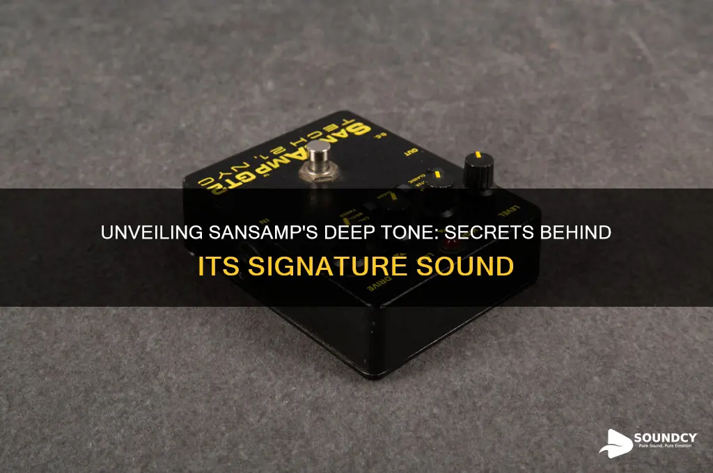 how does sansamp sound so deep