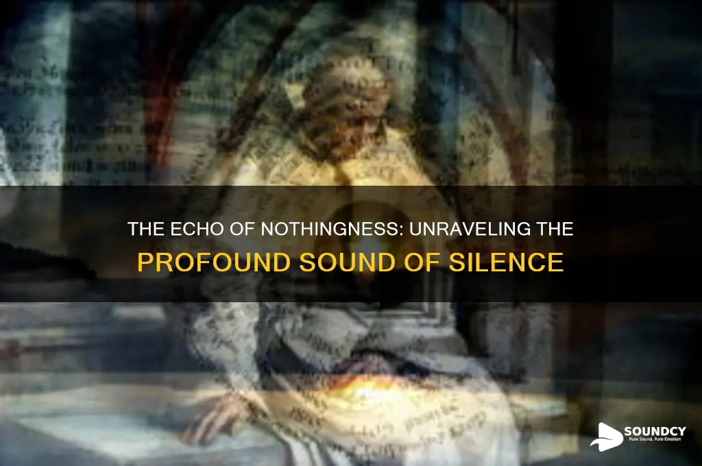 how does silence sound like