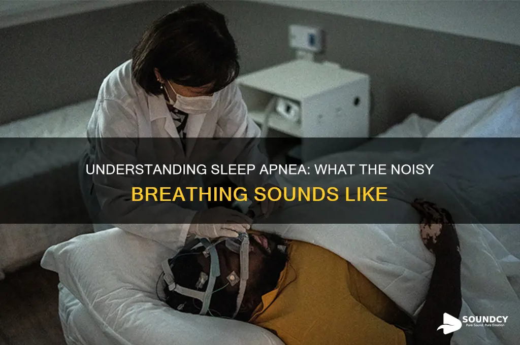 how does sleep apnea sound
