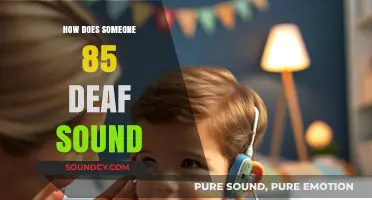 Understanding the Unique Auditory Experience of an 85% Deaf Individual
