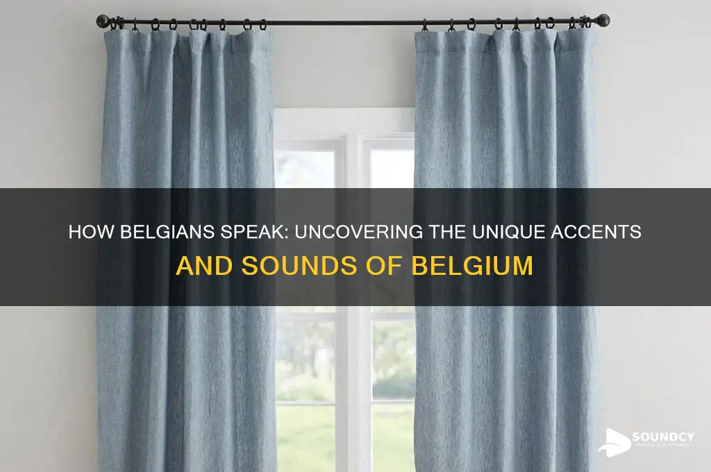 how does someone from belgium sound