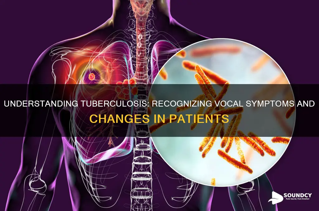 how does someone with tuberculosis sound