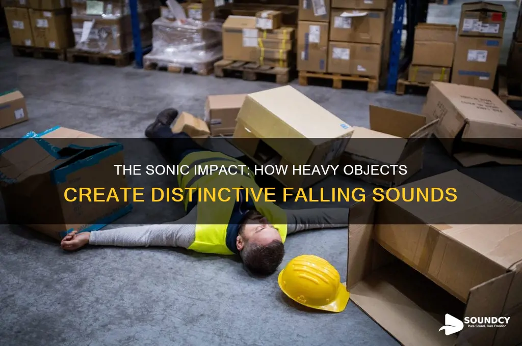 how does something heavy falling sound