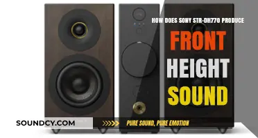 Sony STR-DH770 Front Height Sound: Technology and Setup Explained