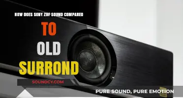 Sony Z9F vs. Old Surround Sound: A Comprehensive Audio Comparison