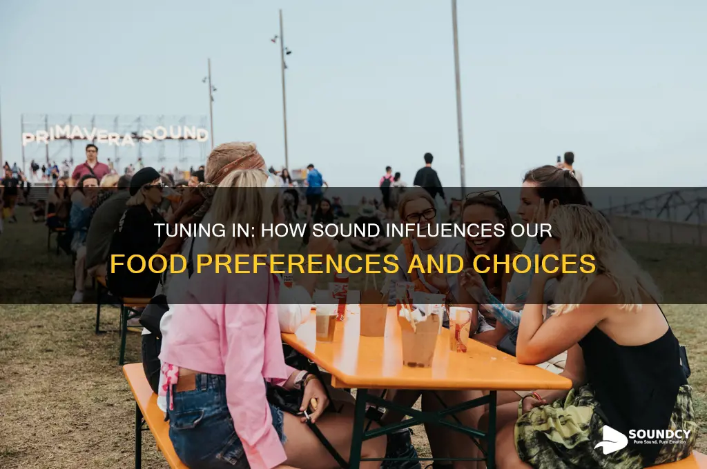 how does sound affect food choices