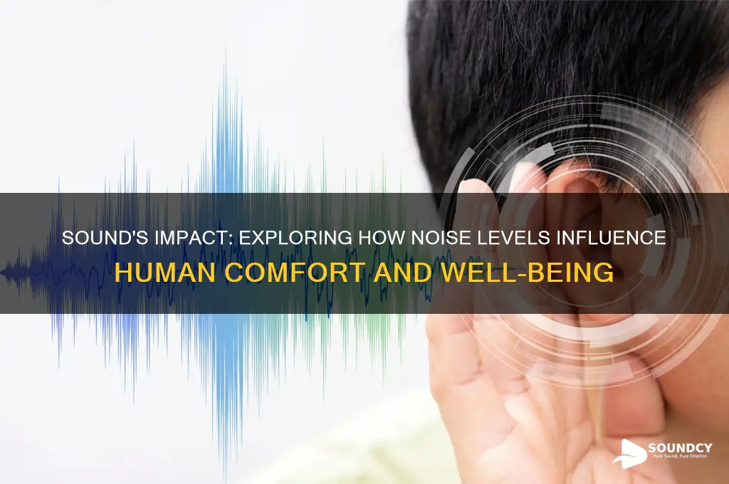 how does sound affect human comfort