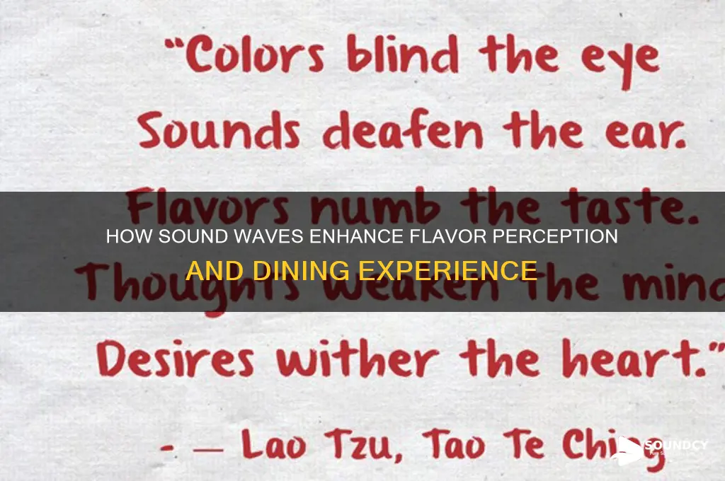 how does sound affect taste