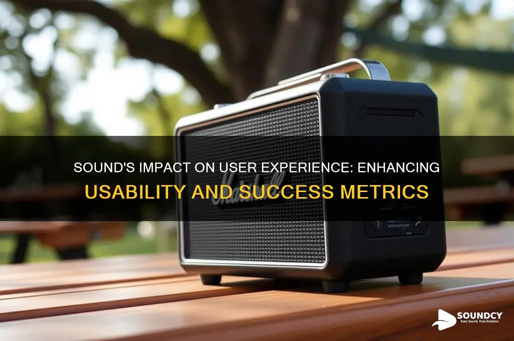 how does sound affect usability success