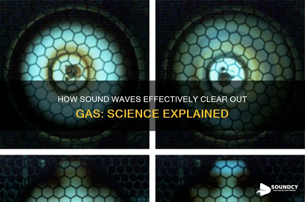 how does sound clear out gas