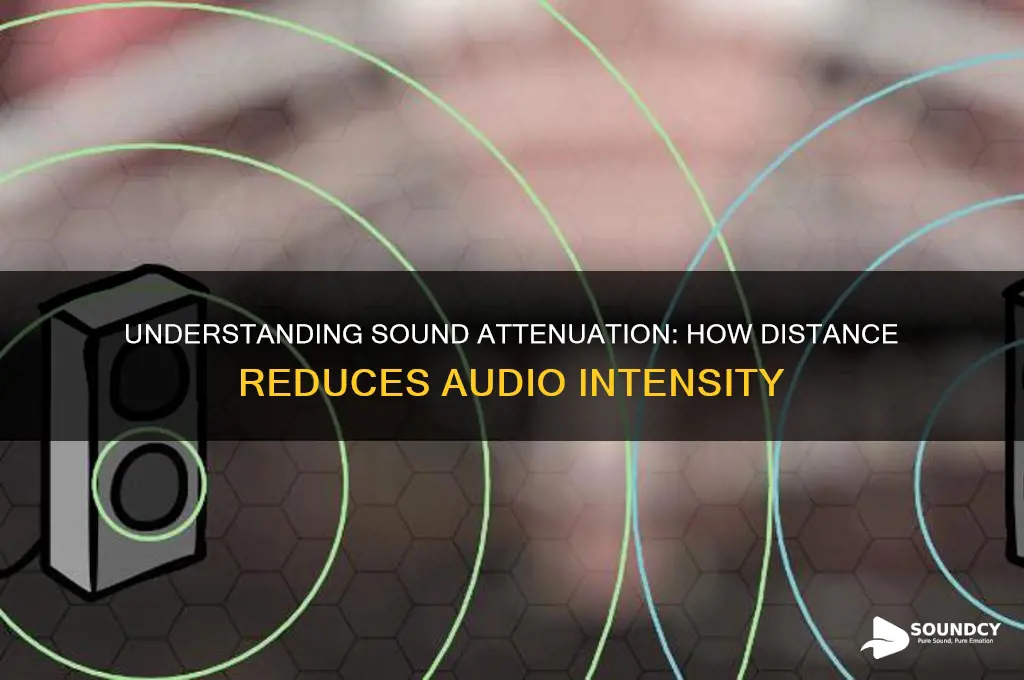 how does sound drop over distance