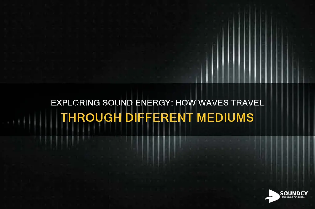 how does sound energy travel from place to place