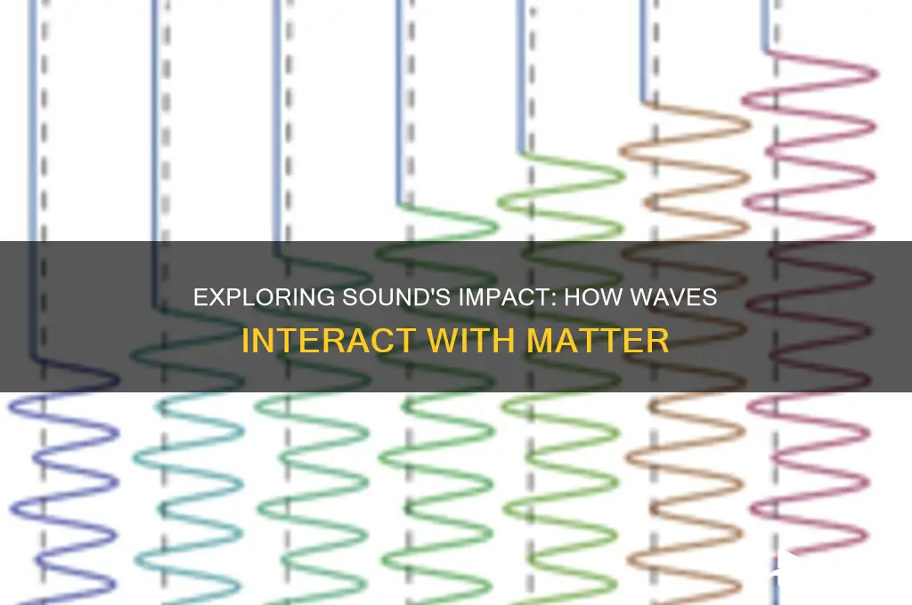 how does sound interact with matter