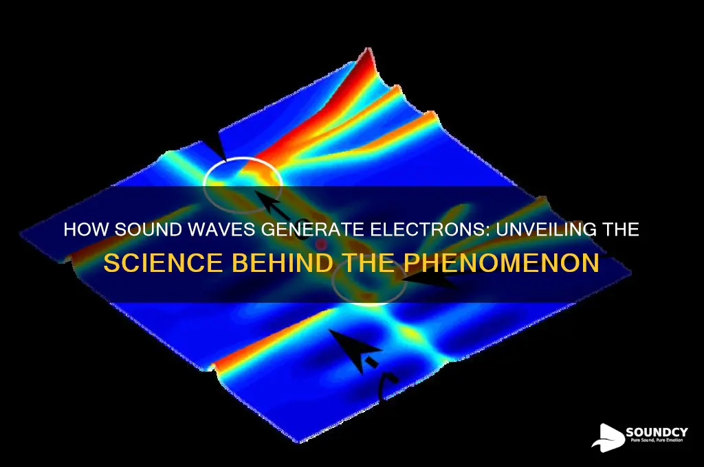 how does sound produce electrons