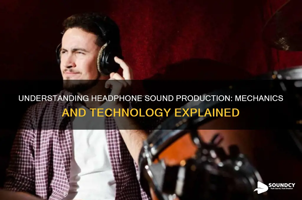 how does sound produce in headphone