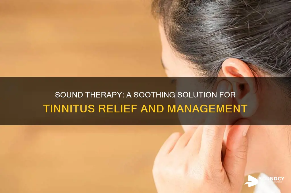 how does sound therapy help tinnitus