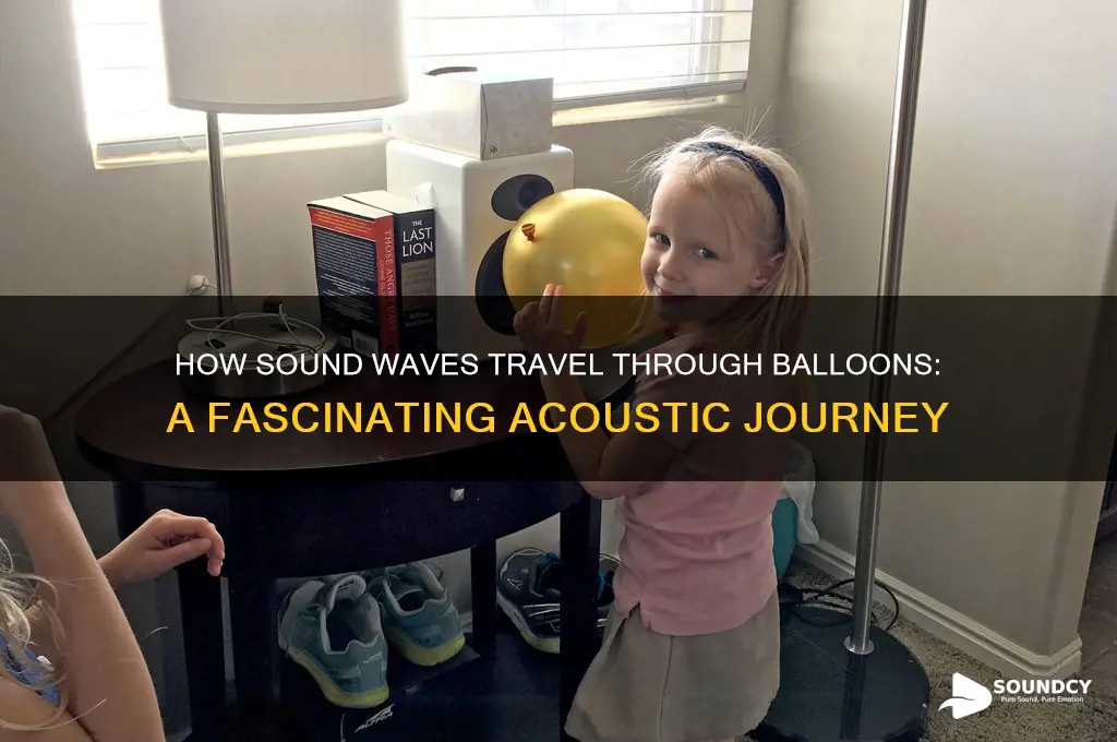 how does sound travel through balloons