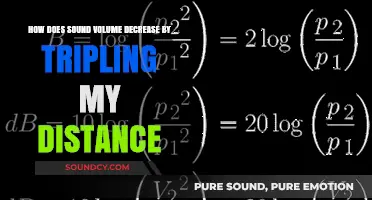 How Distance Affects Sound Volume: Tripling Distance Reduces Intensity