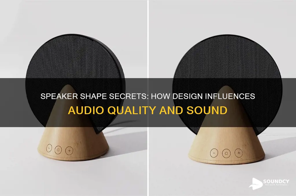 how does speaker shape affect sound