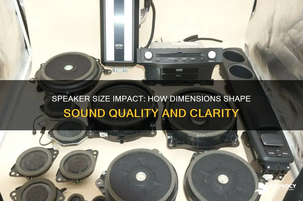 how does speaker size affect sound