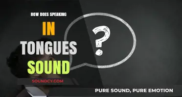 Unveiling the Mystical Sounds of Speaking in Tongues: A Sonic Exploration
