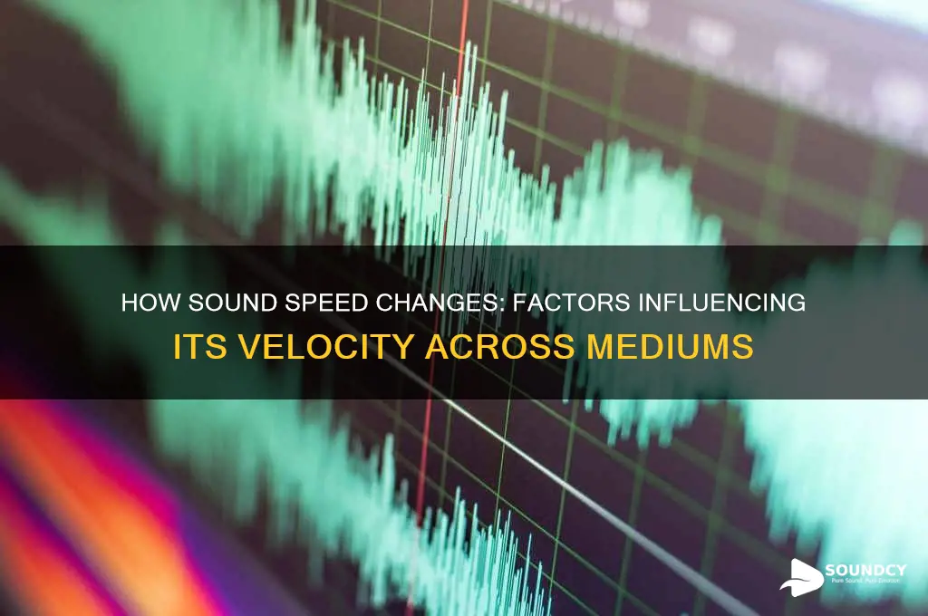 how does speed of sound vary