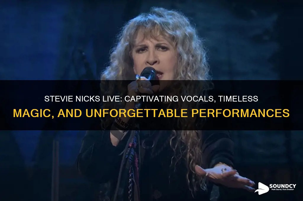 how does stevie nicks sound live