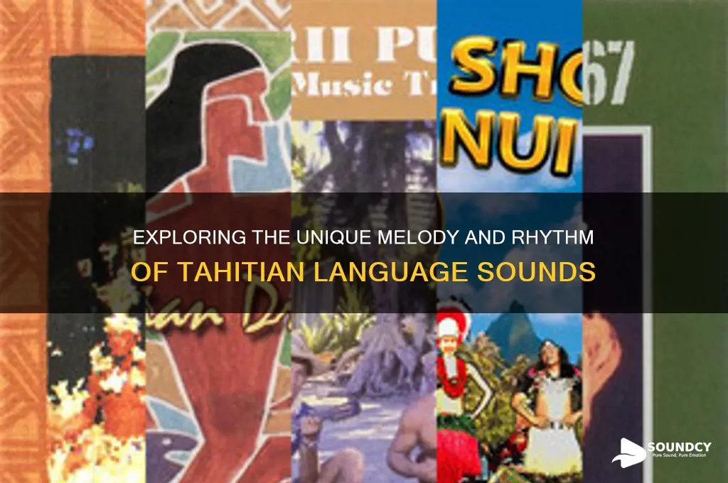 how does tahitian language sound