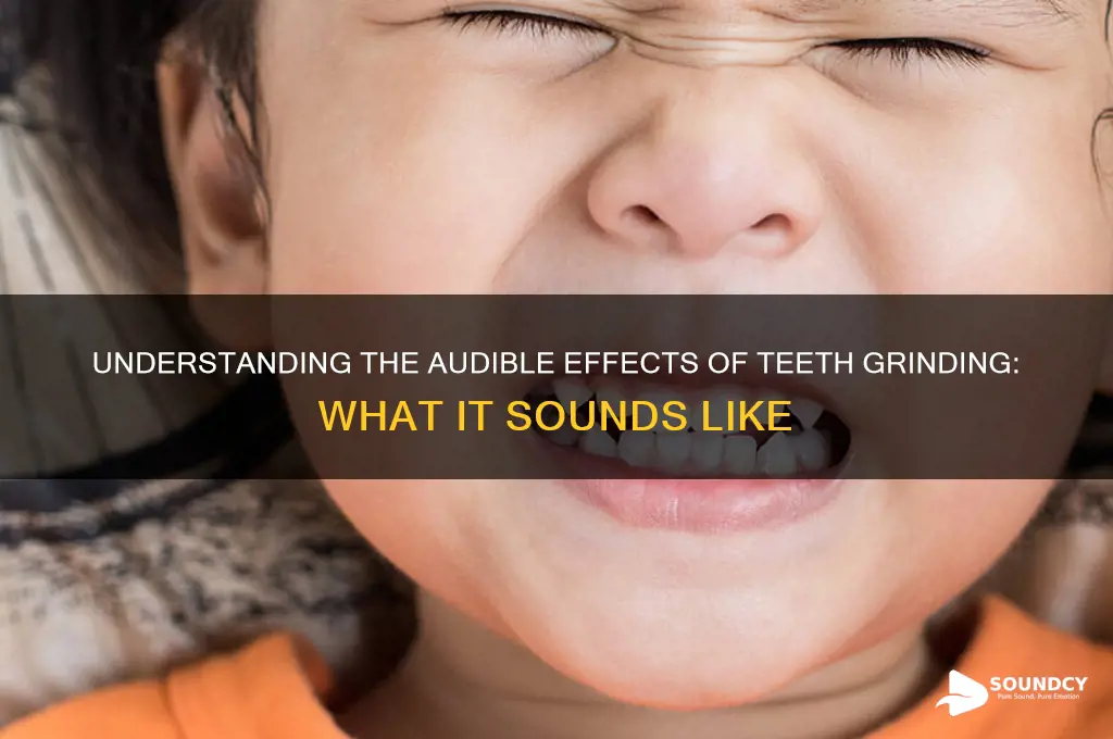 how does teeth grinding sound
